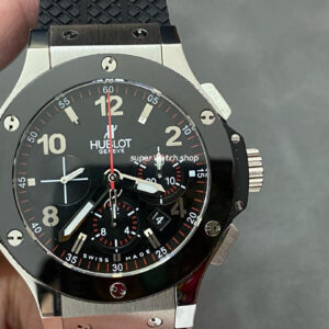 HB Factory Hublot Big Bang 301.SX.130.RX 44mm Steel Rubber Strap Black Dial