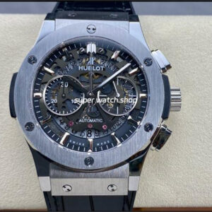 HB Factory Hublot Classic Fusion Aerofusion 525.NX.0170.RX 45mm Steel Rubber Strap Skeletonized Dial