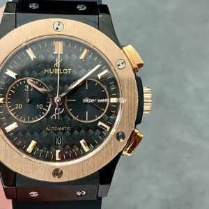 HB Factory Hublot Classic Fusion Chronograph 521.CO.1781.RX 45mm Ceramic Rubber Strap Black Dial