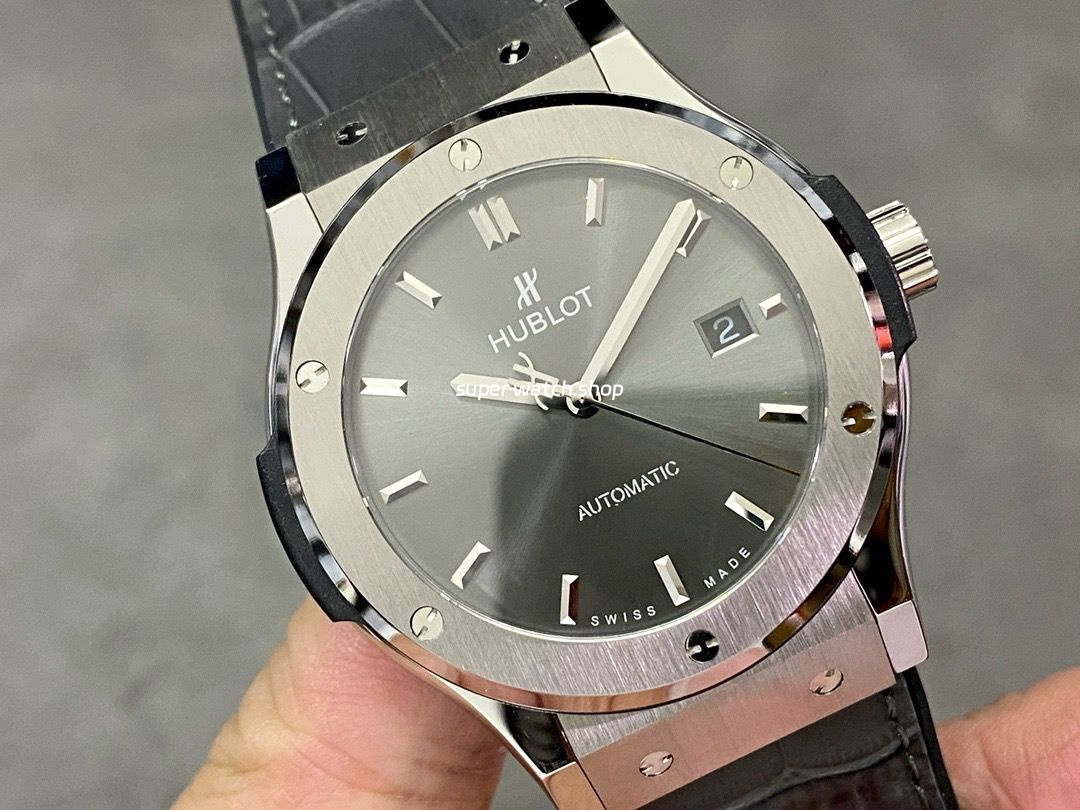 HB Factory Hublot Classic Fusion Racing Grey 542.NX.7071.LR 42mm Titanium Rubber Strap Grey Dial - Image 2