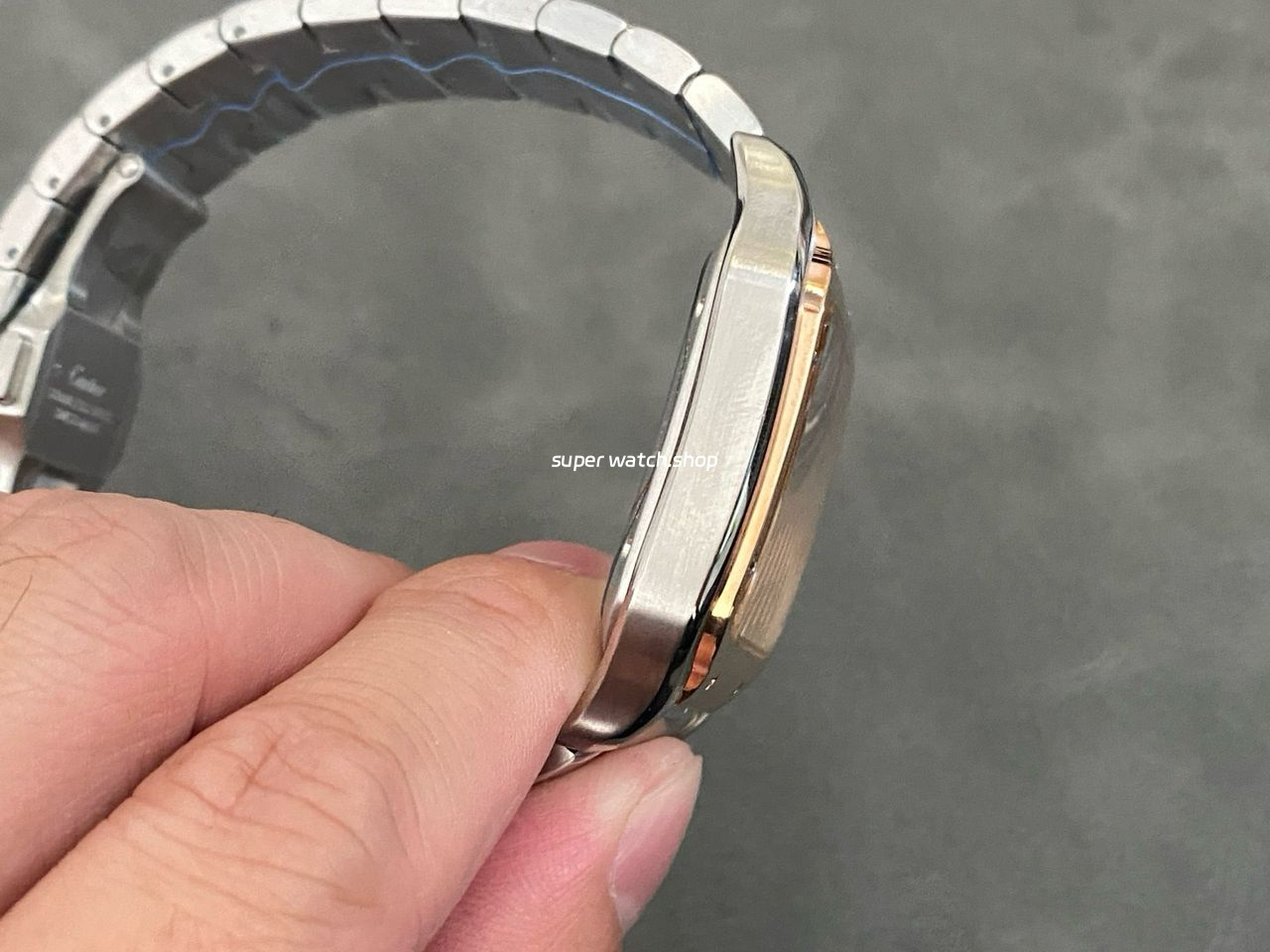 THB Factory Cartier Santos WHSA0012 39.8mm Full Steel Silver Roman Numerals Skeleton Dial - Image 5