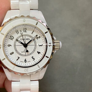 TW Factory Chanel J12 H5699 33mm Full White Ceramic Arabic Numerals White Dial