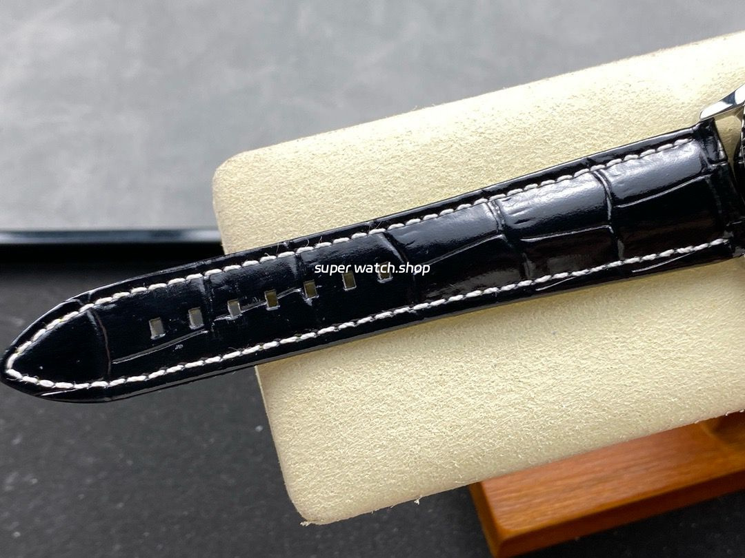 BLS Factory Breitling Navitimer GMT A32310251B1P1 41mm Steel Leather Strap Black Dial - Image 9