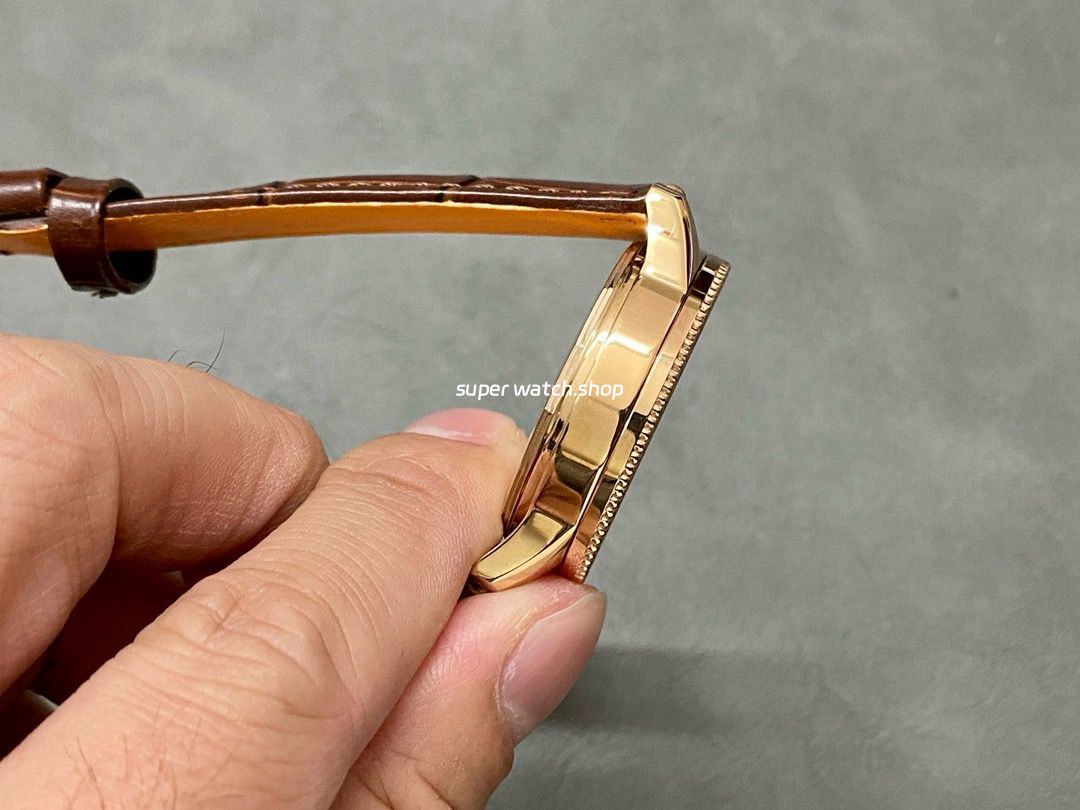 BLS Factory Breitling Navitimer R17395211A1P1 35mm Rose Gold Leather Strap Mother of pearl Dial - Image 5