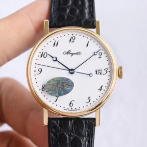 MKS Factory Breguet Classique 5177BR/29/9V6 38mm Rose Gold Leather Strap Arabic Numerals White Dial