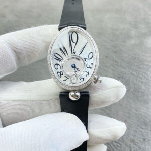 ZF Factory Breguet Reine de Naples 8918BB58964 D00D3L 33 x 24.95mm Steel Leather Strap Arabic Numerals Mother Of Pearl Dial