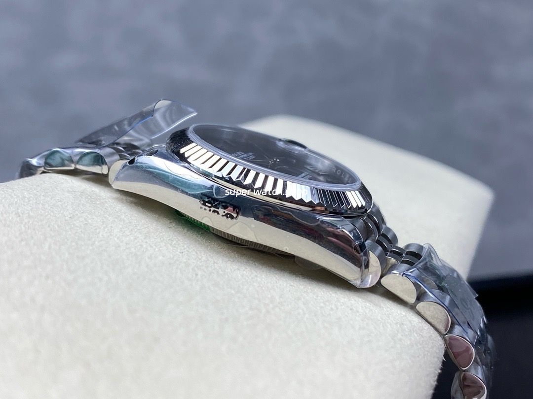 8+ Factory Rolex counterweight Datejust 278274-0002 31mm Full 904L Roman Numerals Black Dial Jubilee - Image 5