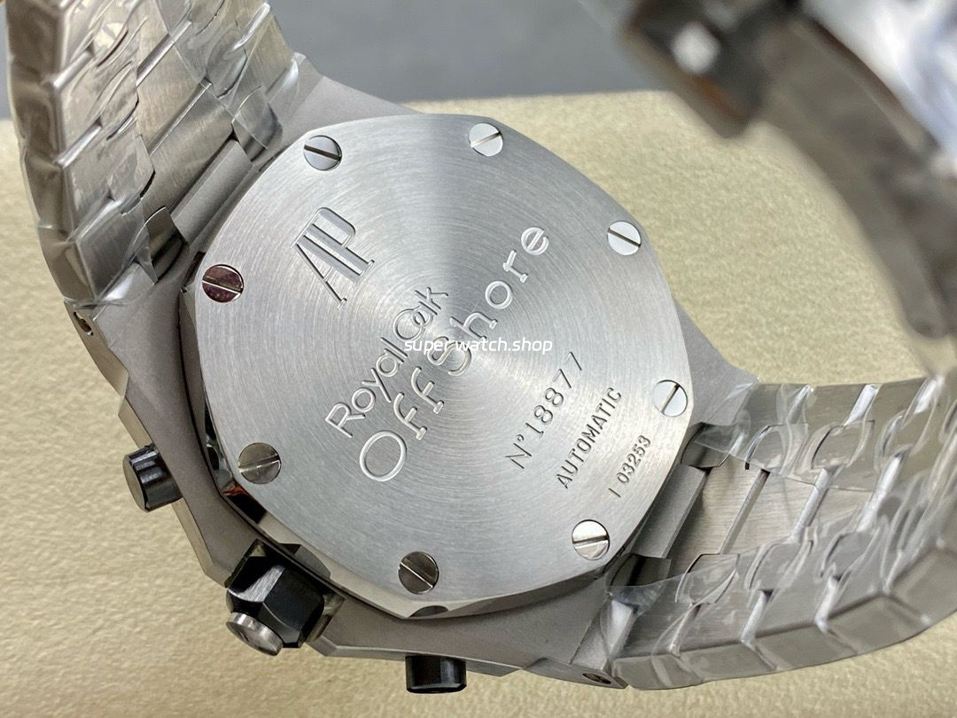 APF Factory Audemars Piguet Royal Oak Offshore Chronograph 25721ST.OO.1000ST.07.A 42mm Full Steel Arabic Numerals Silver Dial - Image 8