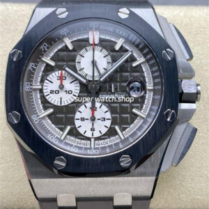 APF Factory Audemars Piguet Royal Oak Offshore Chronograph 26405CE.OO.A002CA.01 44mm Titanium Rubber Strap Grey Dial
