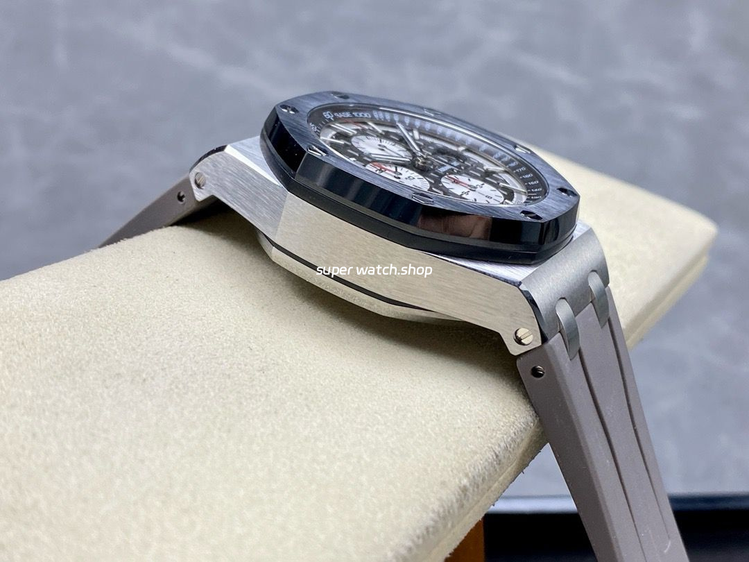 APF Factory Audemars Piguet Royal Oak Offshore Chronograph 26405CE.OO.A002CA.01 44mm Titanium Rubber Strap Grey Dial - Image 5