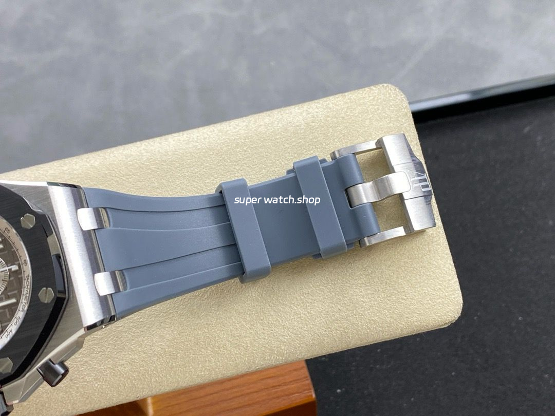 APF Factory Audemars Piguet Royal Oak Offshore Chronograph 26470IO.OO.A006CA.01 42mm Titanium Rubber Strap Grey Dial - Image 8