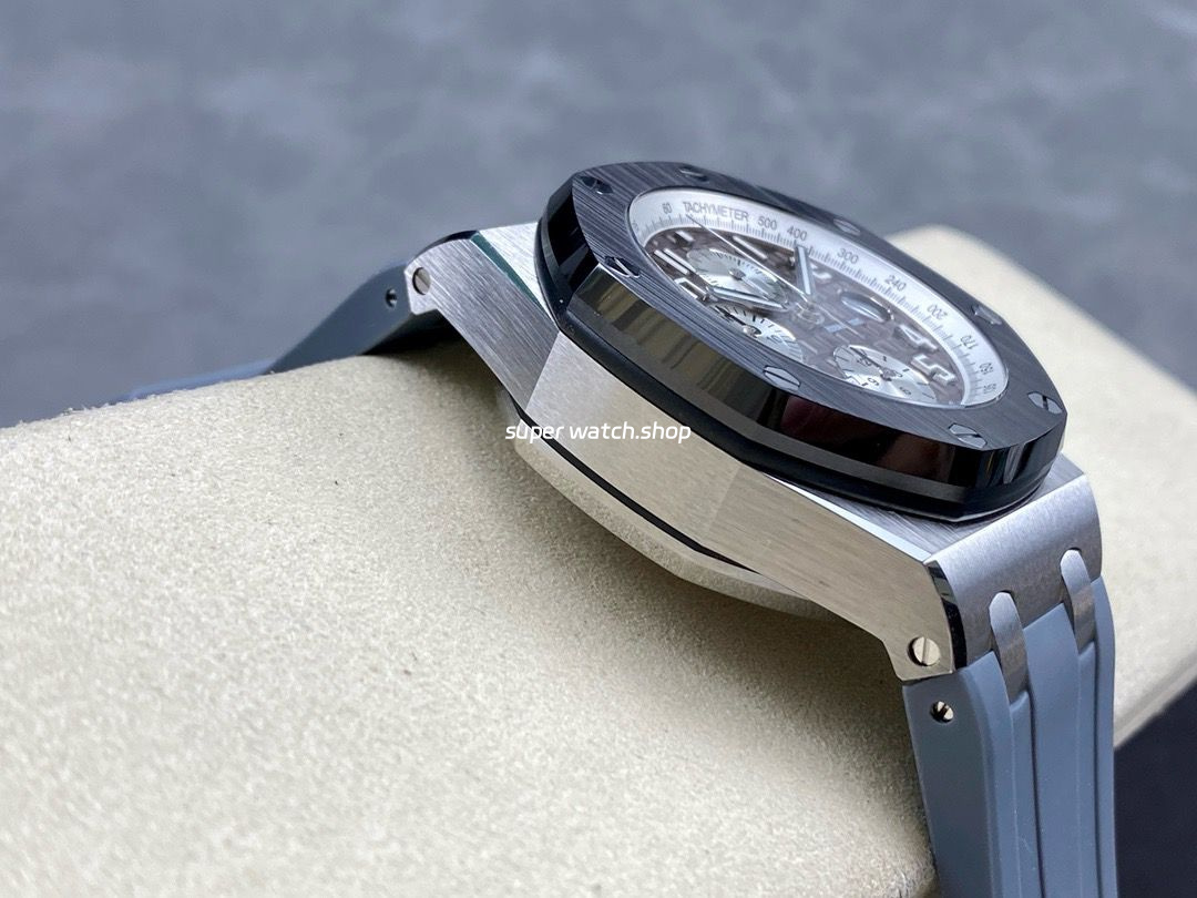APF Factory Audemars Piguet Royal Oak Offshore Chronograph 26470IO.OO.A006CA.01 42mm Titanium Rubber Strap Grey Dial - Image 5