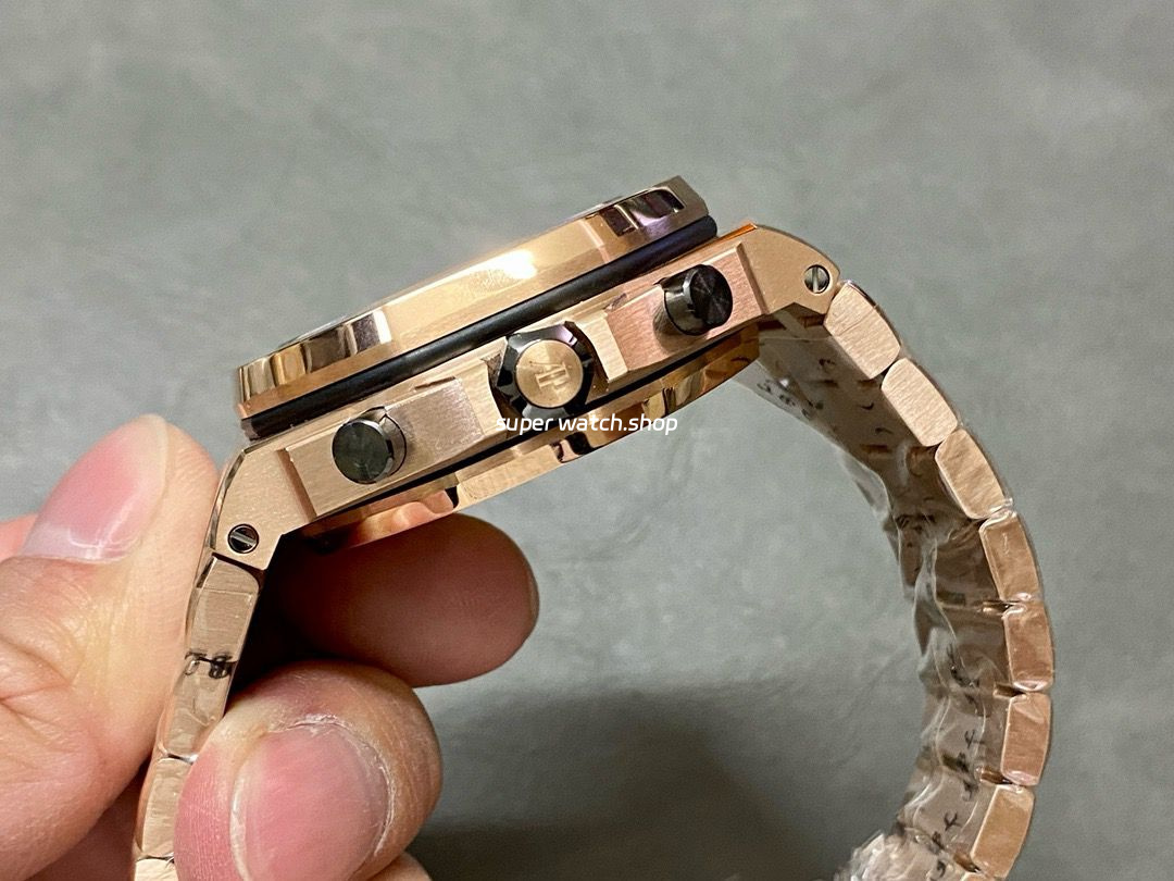 APF Factory Audemars Piguet Royal Oak Offshore Chronograph 26470OR.OO.1000OR.01 42mm Full Rose Gold Orange Dial - Image 6