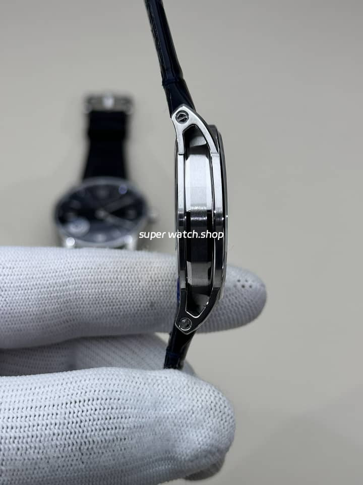 APS Factory Audemars Piguet Code 11.59 15210BC.OO.A002CR.01 Steel Leather Strap Arabic Numerals Blue Dial - Image 5