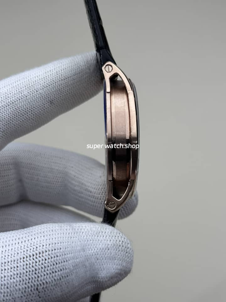 APS Factory Audemars Piguet Code 11.59 15210OR.OO.A028CR.01 41mm Rose Gold Leather Strap Arabic Numerals Blue Dial - Image 5