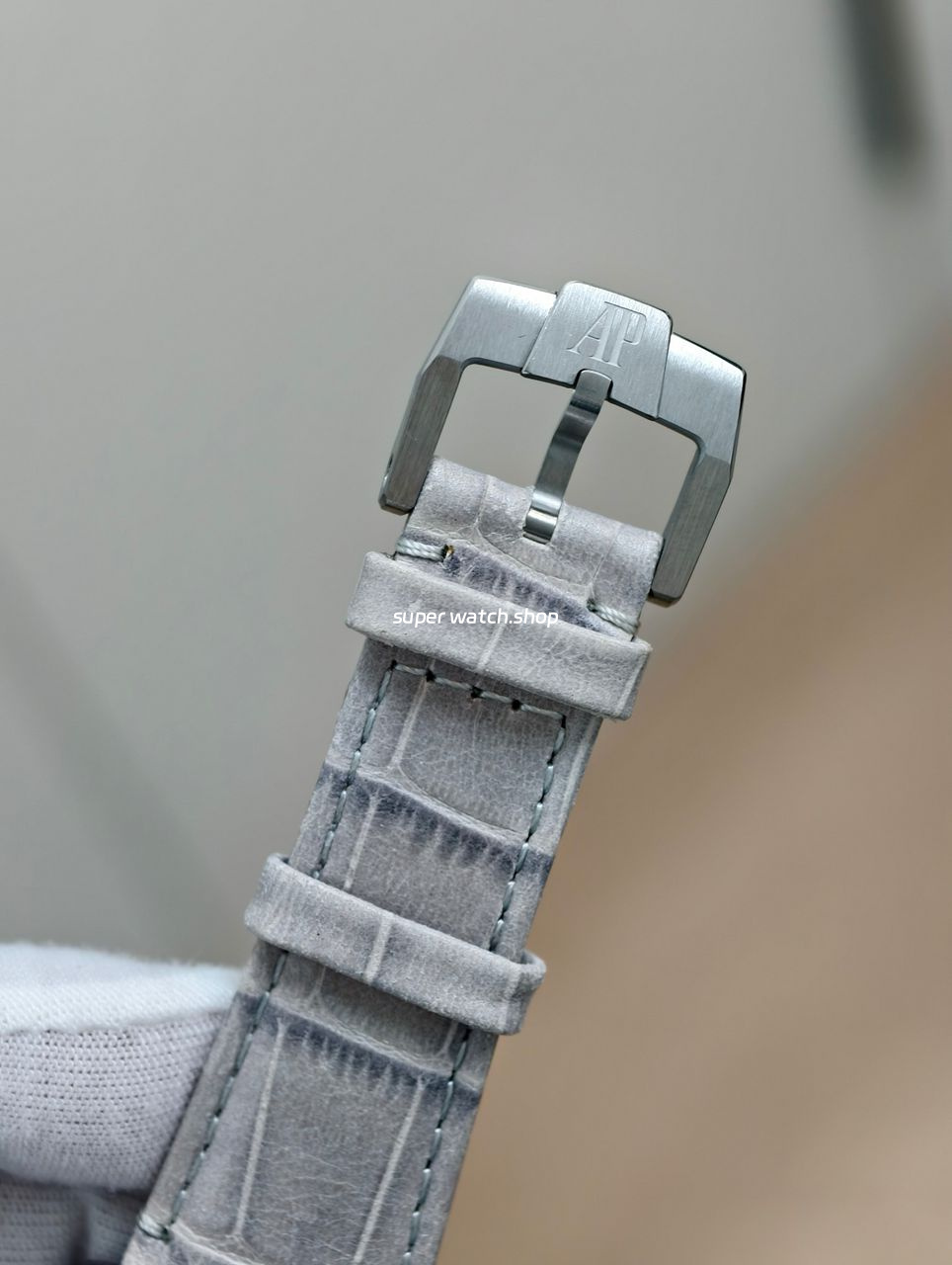 APS Factory Audemars Piguet Code 11.59 26393CR.OO.A008KB.01 41mm Rose Gold Steel Canvas Strap Silver Dial - Image 7