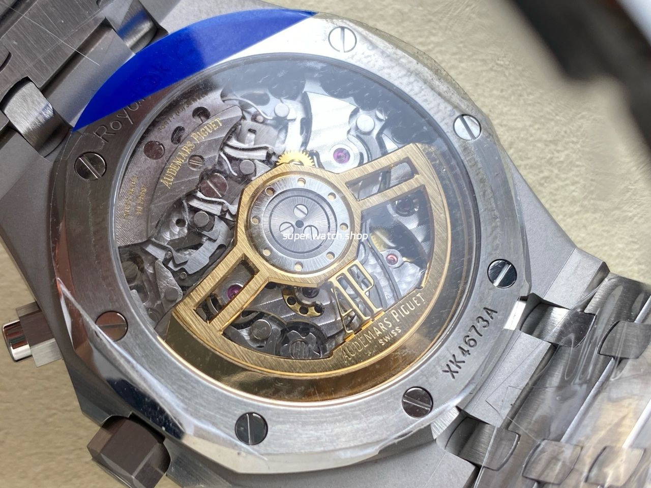 APS Factory Audemars Piguet Royal Oak Chronograph 26240ST.OO.1320ST.05 41mm Full Steel Blue Dial - Image 7