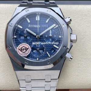 APS Factory Audemars Piguet Royal Oak Chronograph 26240ST.OO.1320ST.05 41mm Full Steel Blue Dial