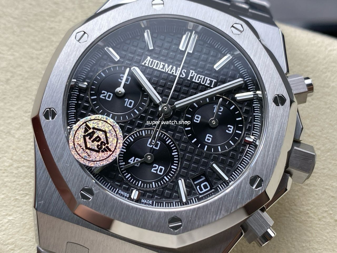 APS Factory Audemars Piguet Royal Oak Chronograph 26240ST.OO.1320ST.06 41mm Full Steel Black Dial - Image 3