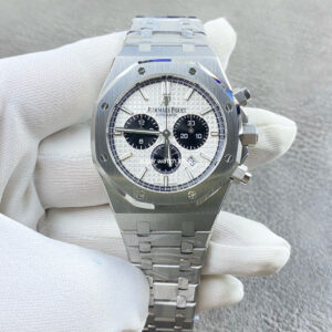 APS Factory Audemars Piguet Royal Oak Chronograph 26331ST.OO.1220ST.03 41mm Full Steel White Dial