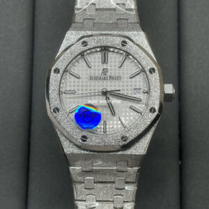 APS Factory Audemars Piguet Royal Oak Frosted Selfwinding 15454OR.GG.1259OR.03 37mm Full Frosted Steel Silver Dial