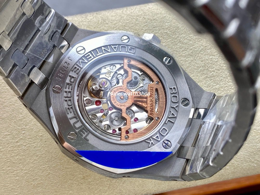 APS Factory Audemars Piguet Royal Oak Perpetual Calendar Selfeinding 26607BC.OO.1220BC.01 41mm Full Steel Red Dial - Image 7