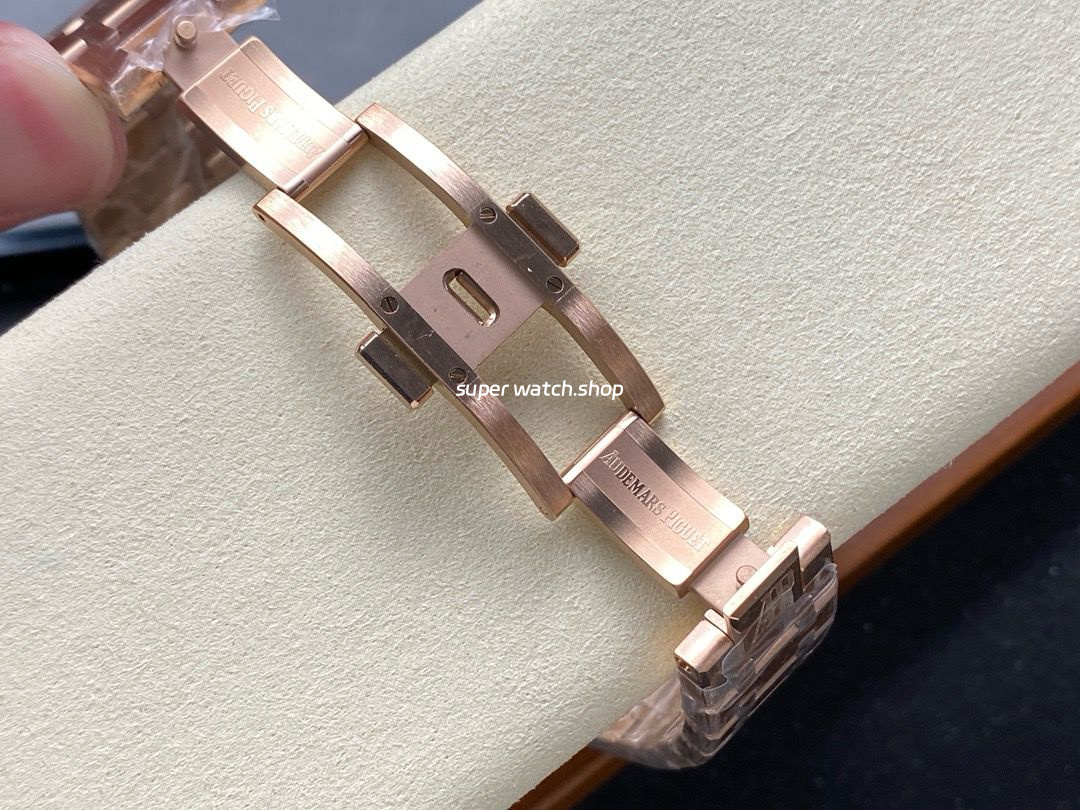 APW Factory Audemars Piguet Royal Oak 15500OR.OO.1220OR.01 41mm Full Rose Gold Black Dial - Image 9