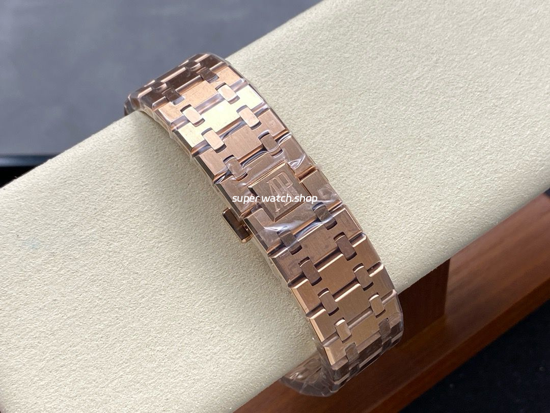 APW Factory Audemars Piguet Royal Oak 15500OR.OO.1220OR.01 41mm Full Rose Gold Black Dial - Image 8