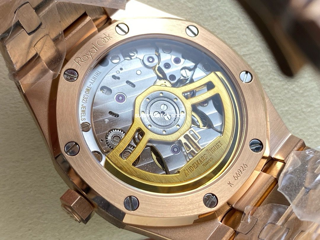 APW Factory Audemars Piguet Royal Oak 15500OR.OO.1220OR.01 41mm Full Rose Gold Black Dial - Image 7