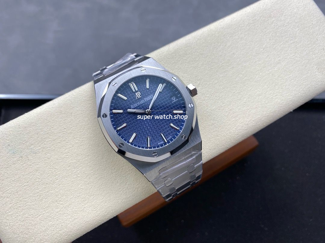APW Factory Audemars Piguet Royal Oak 15500ST.OO.1220ST.01 41mm Full Steel Blue Dial - Image 4