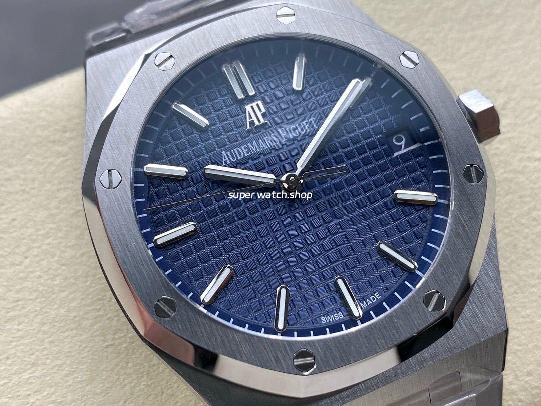 APW Factory Audemars Piguet Royal Oak 15500ST.OO.1220ST.01 41mm Full Steel Blue Dial - Image 2