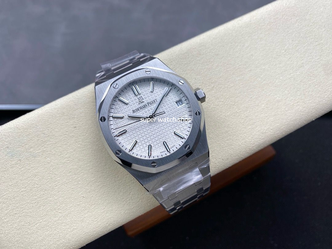 APW Factory Audemars Piguet Royal Oak 15500.ST.OO.1220ST.04 41mm Full Steel White Dial - Image 4