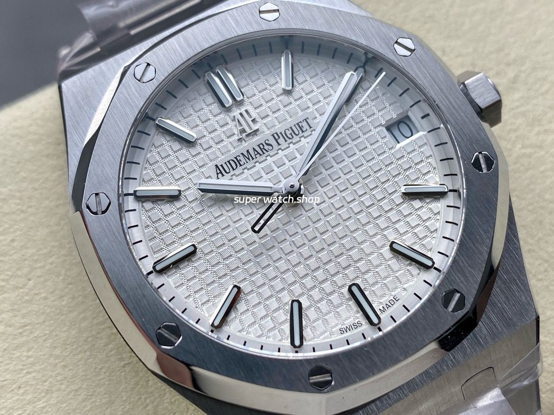 APW Factory Audemars Piguet Royal Oak 15500.ST.OO.1220ST.04 41mm Full Steel White Dial - Image 2