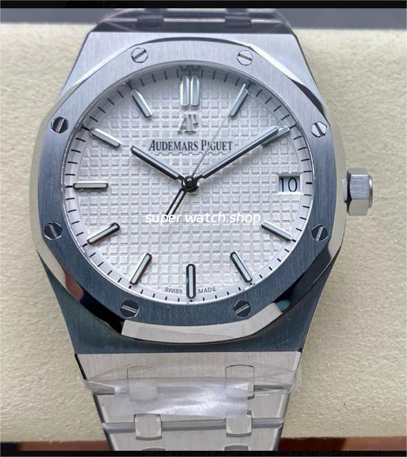 APW Factory Audemars Piguet Royal Oak 15500.ST.OO.1220ST.04 41mm Full Steel White Dial
