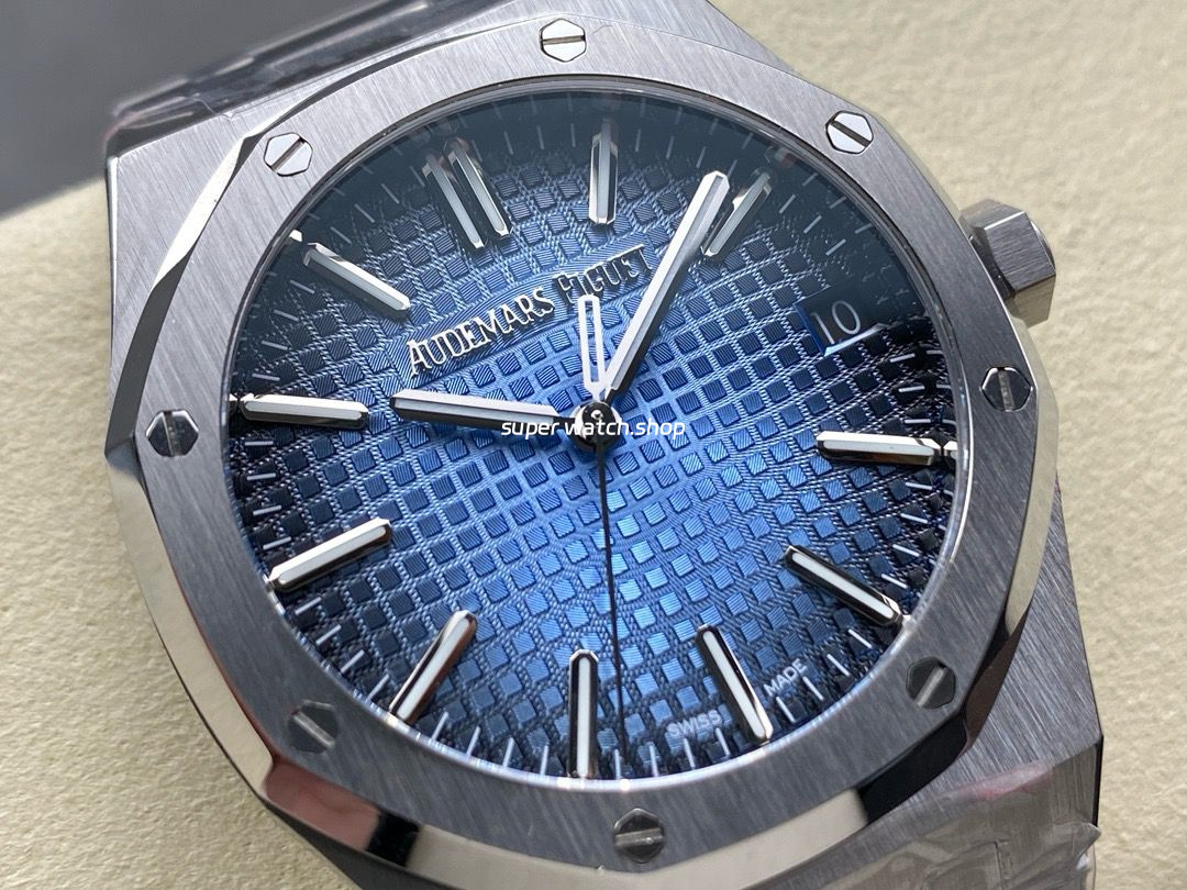 APW Factory Audemars Piguet Royal Oak 15510BC.OO.1320BC.02 41mm Full Steel Light Blue Dial - Image 2