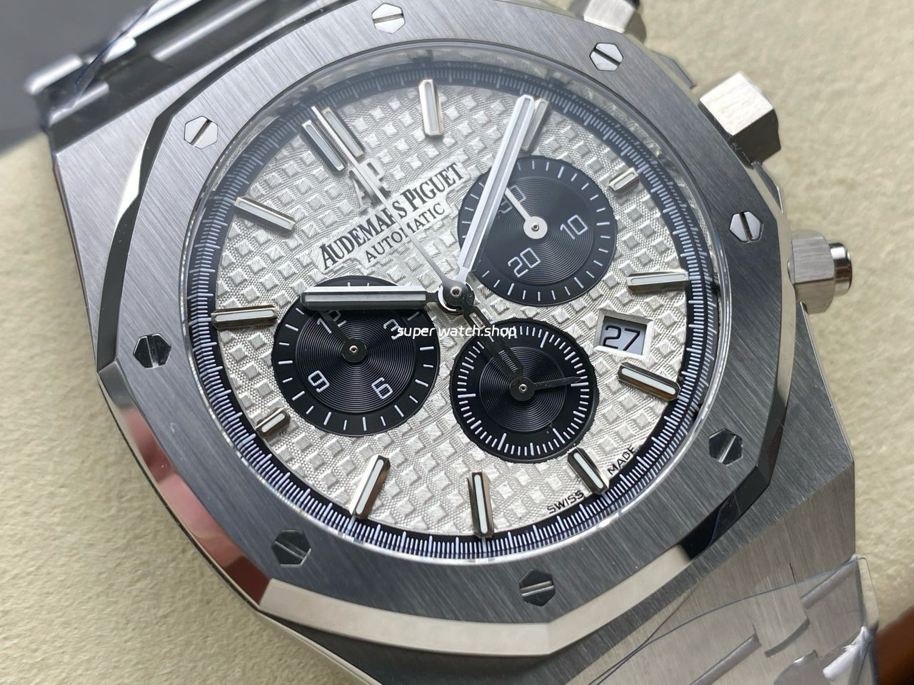 APW Factory Audemars Piguet Royal Oak Chronograph 26331ST.OO.1220ST.03 41mm Full Steel Silver Dial - Image 2