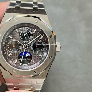 BBR Factory Audemars Piguet Royal Oak Perpetual Calendar 26607BC.OO.1220BC.02 41mm Full Steel Grey Dial