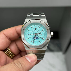 BBR Factory Audemars Piguet Royal Oak Perpetual Calendar 26613ST.OO.1220ST.01 41mm Full Steel Sky Blue Dial