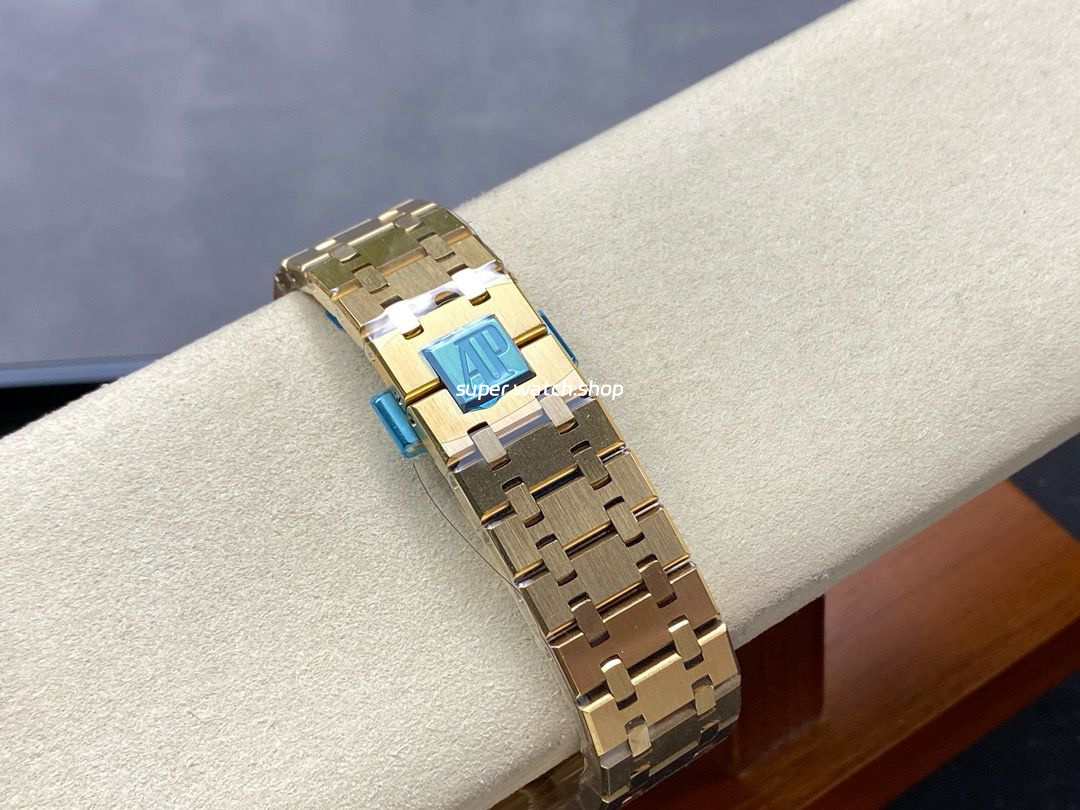 BF Factory Audemars Piguet Royal Oak Chronograph 26240BA.OO.1320BA.02 41mm Full Yellow Gold Champagne Dial - Image 8