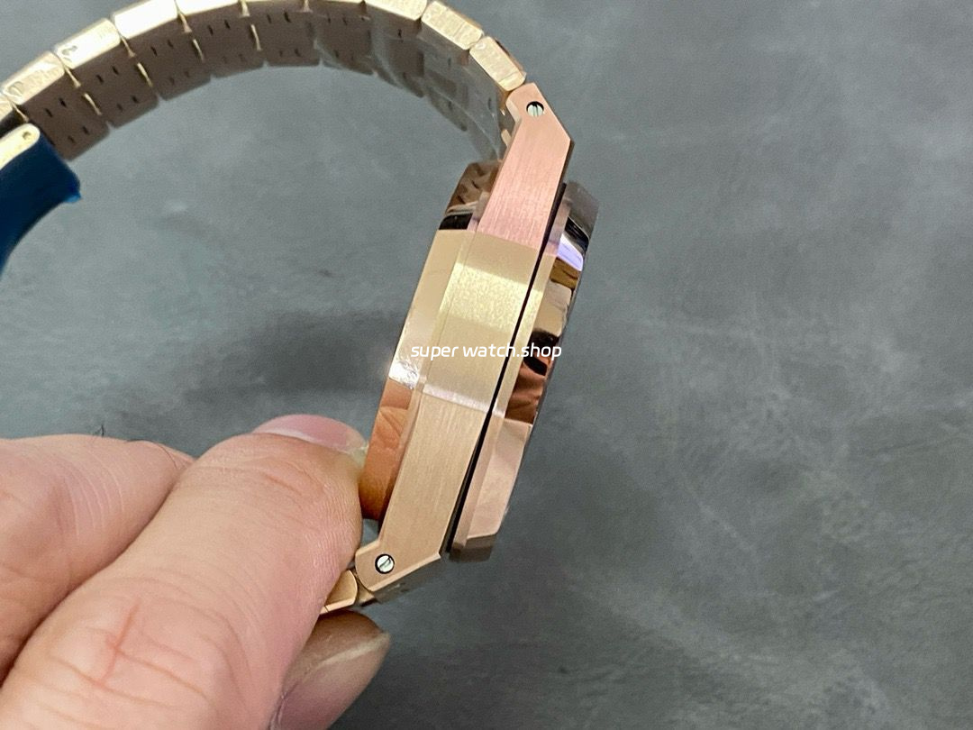 BF Factory Audemars Piguet Royal Oak Chronograph 26240OR.OO.1320OR.06 41mm Full Rose Gold Black Dial - Image 5