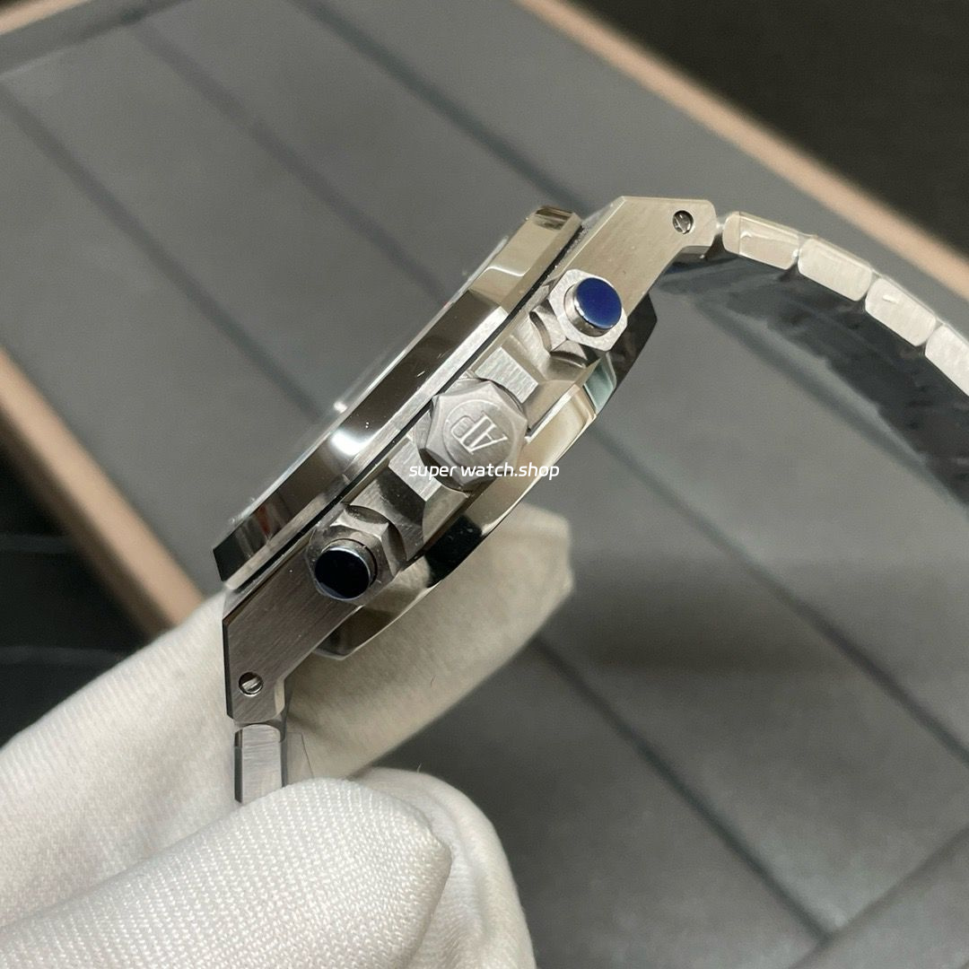 BF Factory Audemars Piguet Royal Oak Chronograph 26240ST.OO.1320ST.04 41mm Full Steel Green Dial - Image 7