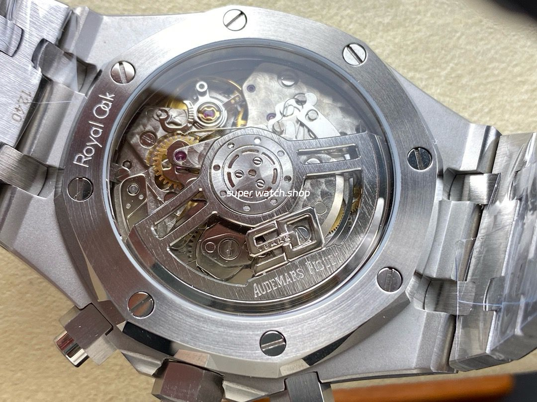 BF Factory Audemars Piguet Royal Oak Chronograph 26240ST.OO.1320ST.08 41mm Full Steel Green Dial - Image 8