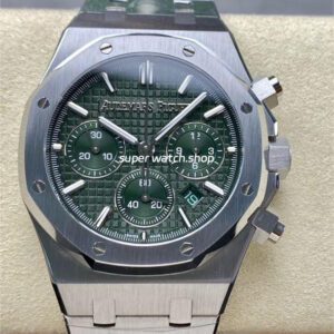 BF Factory Audemars Piguet Royal Oak Chronograph 26240ST.OO.1320ST.08 41mm Full Steel Green Dial