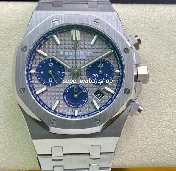 BF Factory Audemars Piguet Royal Oak Chronograph 26331IP.OO.1220IP.01 41mm Full Steel Blue Eye Grey Dial