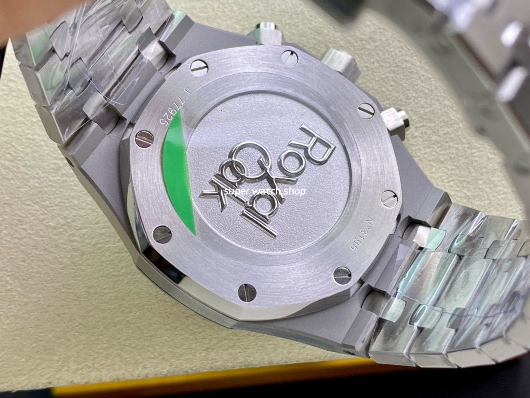 BF Factory Audemars Piguet Royal Oak Chronograph 26331IP.OO.1220IP.01 41mm Full Steel Blue Eye Grey Dial - Image 8