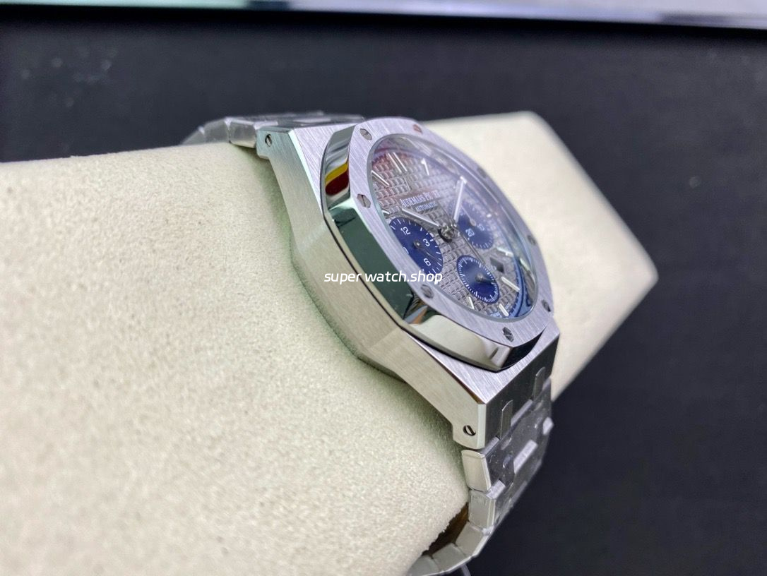 BF Factory Audemars Piguet Royal Oak Chronograph 26331IP.OO.1220IP.01 41mm Full Steel Blue Eye Grey Dial - Image 6