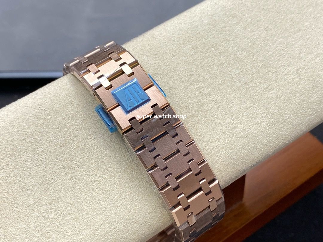 BF Factory Audemars Piguet Royal Oak Chronograph 26331OR.OO.1220OR.02 41mm Full Rose Gold Brown Dial - Image 8