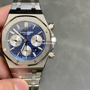 BF Factory Audemars Piguet Royal Oak Chronograph 26331ST.OO.1220ST.01 41mm Full Steel Silver Eye Blue Dial