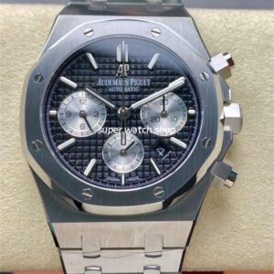 BF Factory Audemars Piguet Royal Oak Chronograph 26331ST.OO.1220ST.02 41mm Full Steel Silver Eye Black Dial