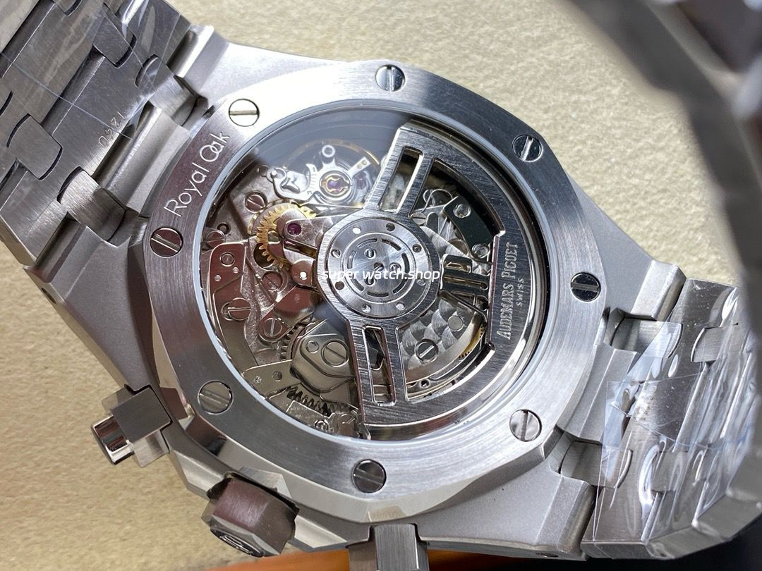 BF Factory Audemars Piguet Royal Oak Chronograph 26331ST.OO.1220ST.03 41mm Full Steel Black Eye Silver Dial - Image 8